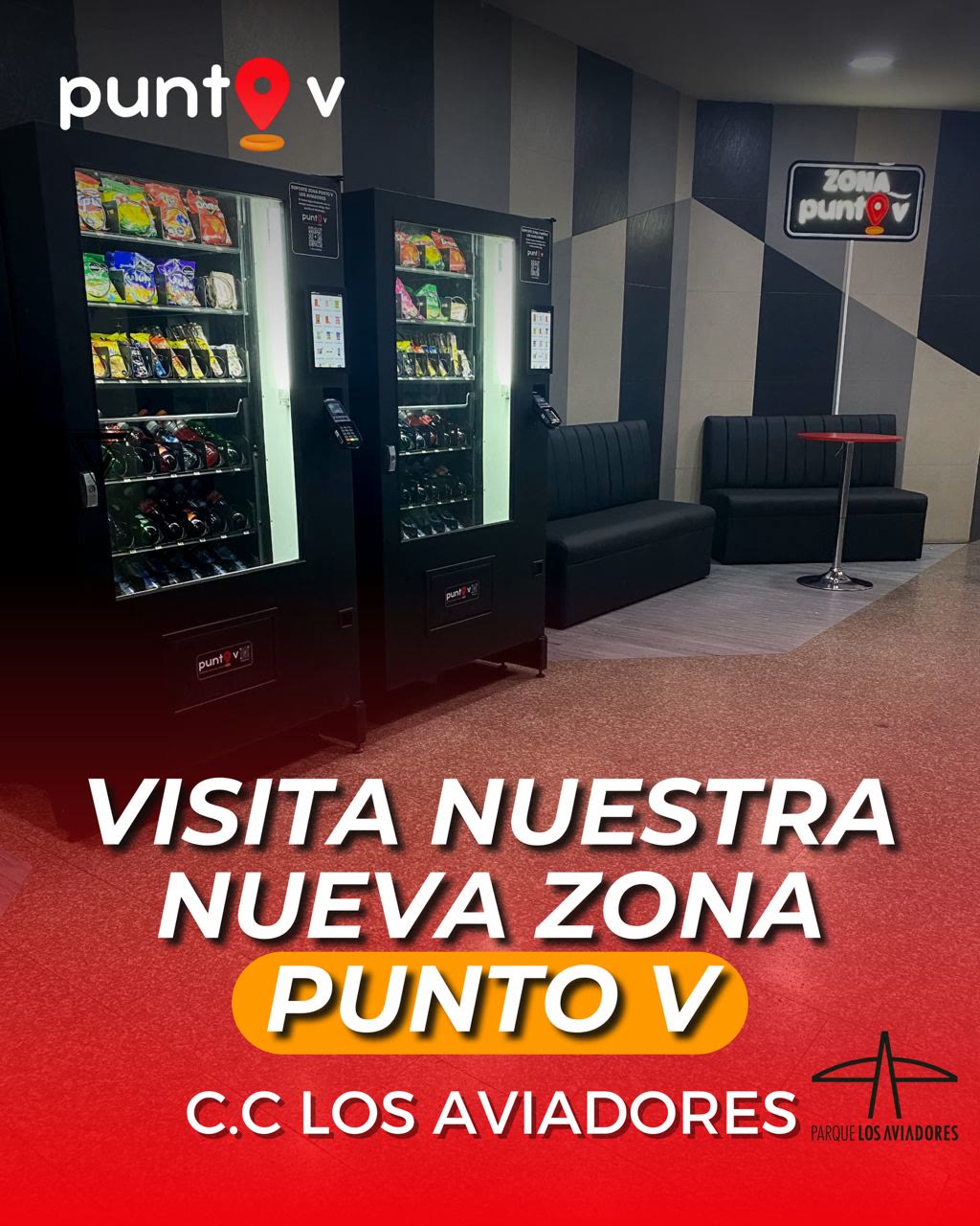 Nueva Zona PuntoV en C.C. Los Aviadores