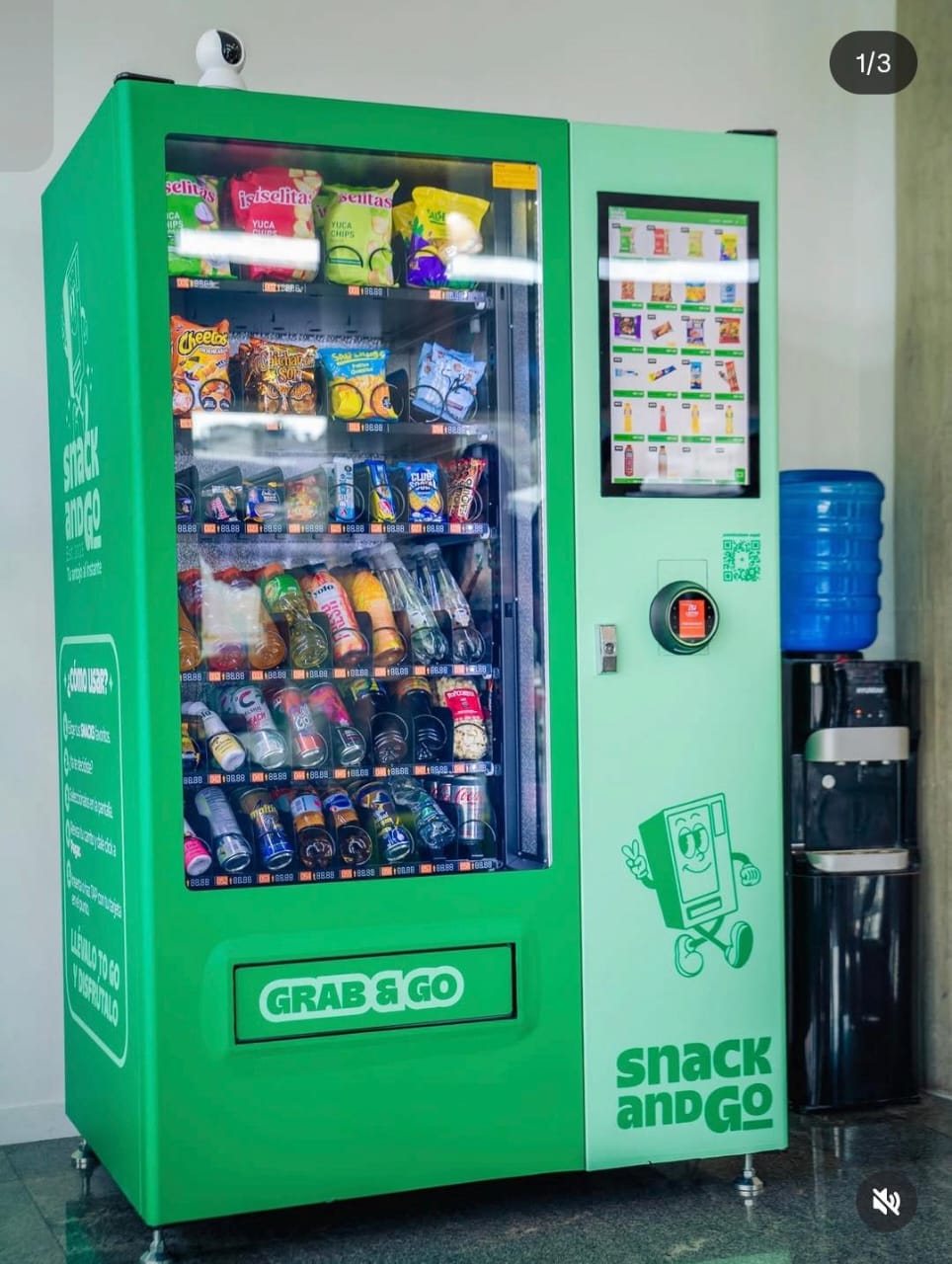 Máquina Snack and Go, marca blanca de Grupo Togo